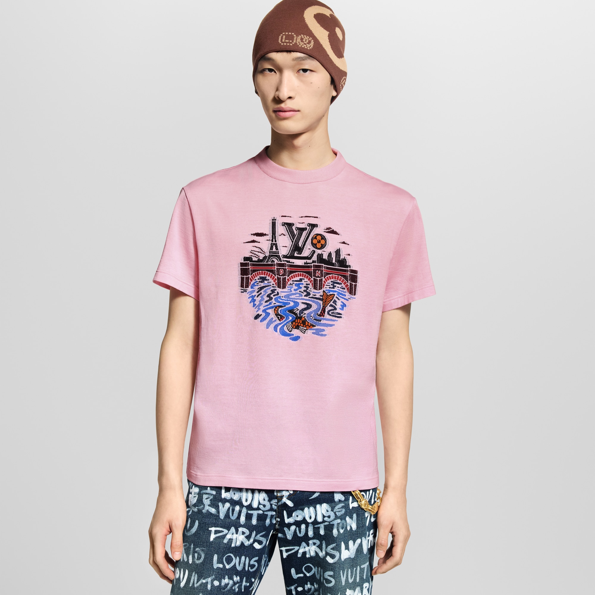 Louis Vuitton カラーブロック Tシャツ ルイヴィトン フロックlv tシャツ 偽物 1aftuc